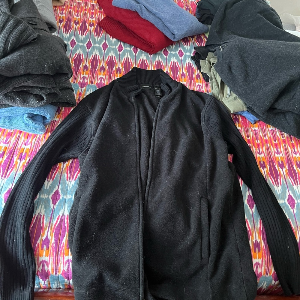 Chaps Black sweater